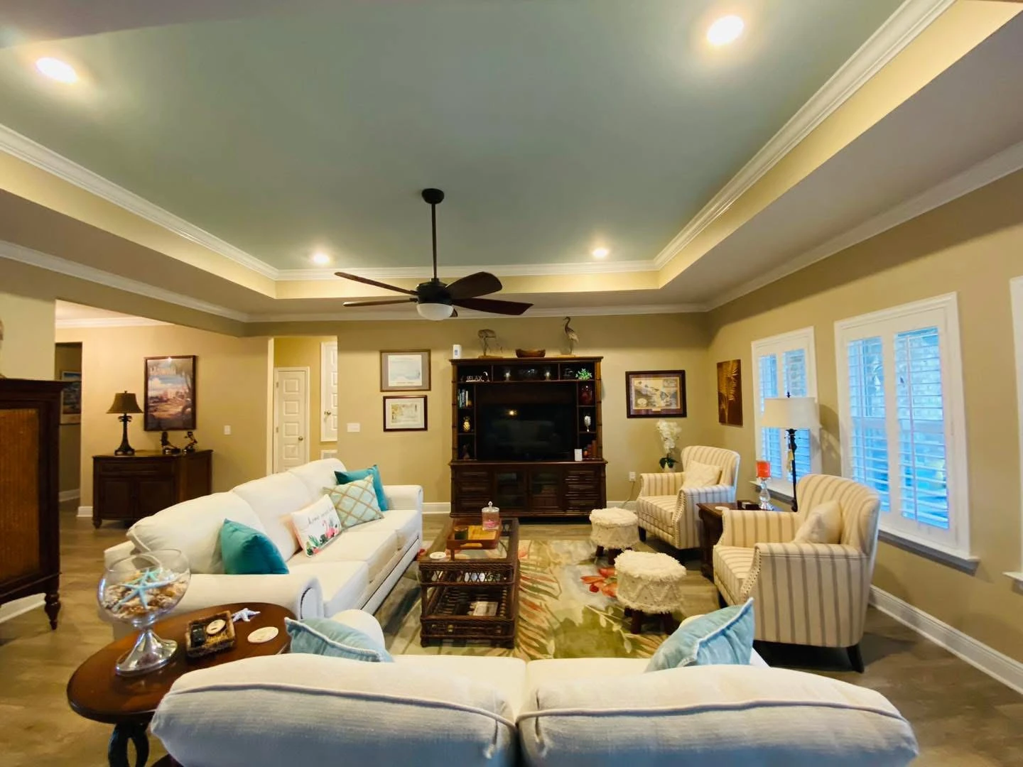 Professional interior painting craftsmanship