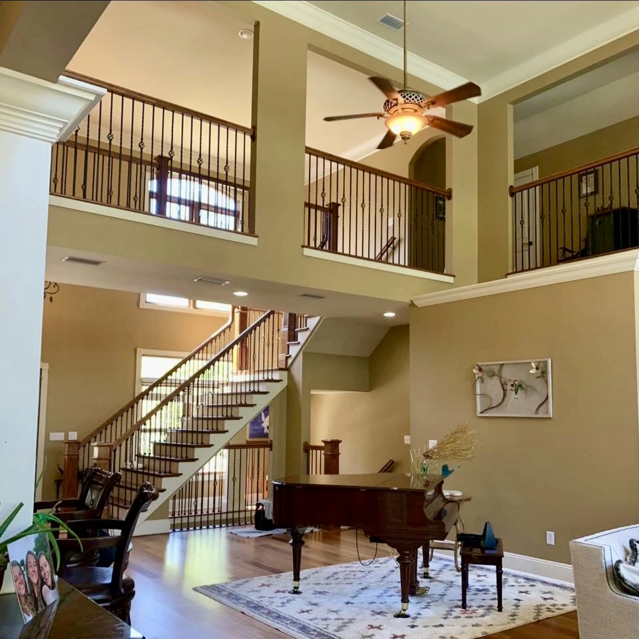 Family room interior painting project